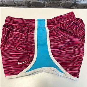 Girls Nike Zebra Pattern Shorts‎